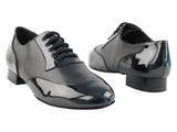 CM100101<BR> Black Patent & Black Leather