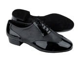 CM100101<BR> Black Patent & Black Leather