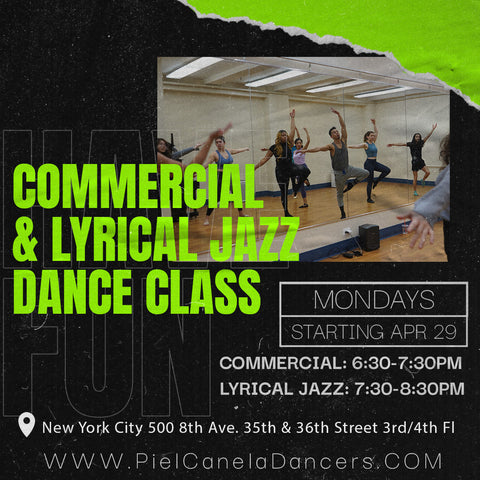 Commercial Dance<br>Open Level<br>Mondays<br>Apr 29 - May 20