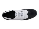 PP301<BR>Black Leather & White Leather