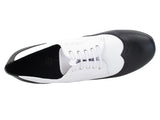 PP301DB<BR>Black Leather & White Leather