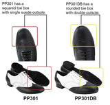 PP301DB<BR>Black Leather & White Leather