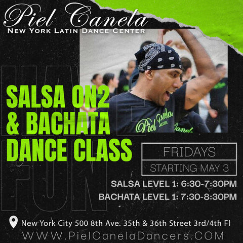 Salsa On2<br>Level 1<br>Fridays <br>May 3 - Jun 7