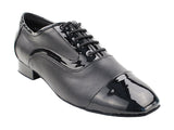 C916102<BR>Black Patent & Black Leather