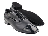 C916102<BR>Black Patent & Black Leather