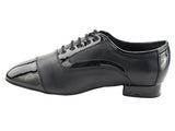 C916102<BR>Black Patent & Black Leather