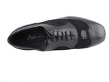 CD9002B<BR>Black Leather & Suede