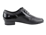 CD9004A<BR>Black Leather & Patent