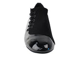 S2519<BR>Black Nubuck & Black Patent (Split Sole)