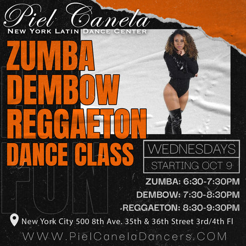 Zumba<br>Open Level<br>Wednesdays<br>Oct 9 - Oct 30