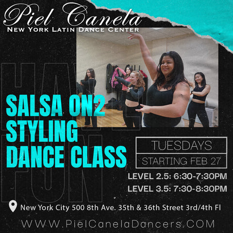 Salsa Ladies Styling<br>Level 2.5<br>Tuesdays<br>Feb 27 - Apr 2