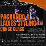 Pachanga<br>Level 1.5<br>Tuesdays<br>Oct 22-Nov 26