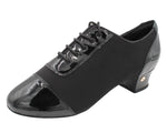 CD9322<BR> Black Patent & Oxford