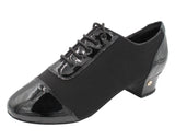 CD9322<BR> Black Patent & Oxford