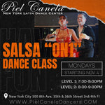 Salsa On1<br>Level 1<br>Mondays<br>Nov 4-Dec 16