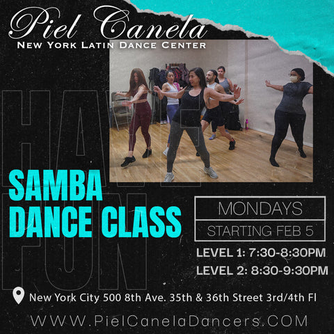 Samba<br>Level 1<br>Mondays, Feb 5 - Feb 26