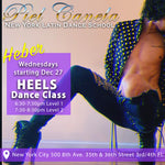 Heels<br>Level 1<br>Starts Wednesdays, Oct 4 - Oct 25