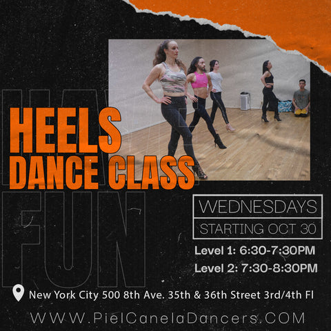 Heels<br>Level 2<br> Wednesdays<br>Oct 30-Nov 20