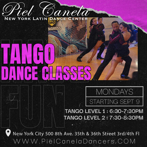 Tango<br>Level 2<br>Mondays<br>Sep 9 - Oct 14