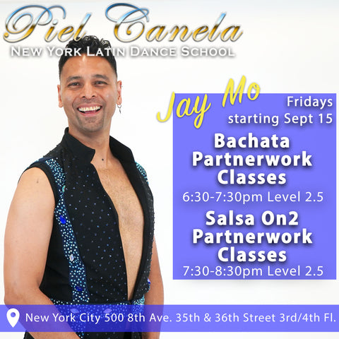 Salsa Partner Work<br>Level 2.5<br>Starts every Friday<br> Sept 15 - Oct 6