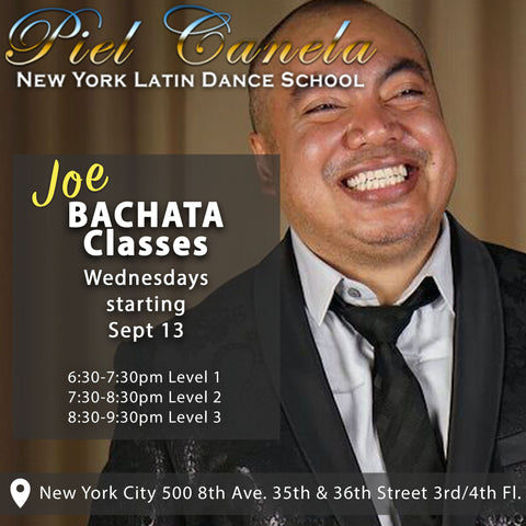 Bachata<br>Level 1<br>Wednesdays, Sept 13 - Oct 18