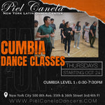 Cumbia<br>Level 1<br>Thursdays<br>Oct 24-Nov 28