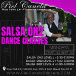 Salsa On2<br>Level 4<br>Mondays<br>Sep 30 - Nov 4