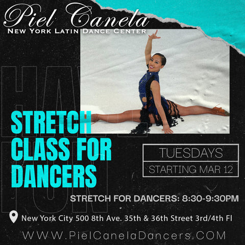 Stretch for Dancers<br>Open Level<br>Tuesdays<br>Apr 9 - Apr 30