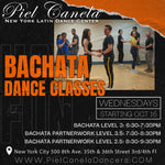 Bachata Partner Work<br>Level 3.5<br>Wednesdays<br>Oct 16-Nov 20