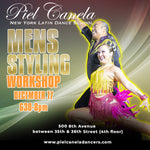 Mens Styling<br>Open Level Workshop<br>Tuesdays<br>Dec 17