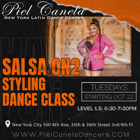 Salsa Ladies Styling<br>Level 1.5<br>Tuesdays, Oct 22 - Nov 26