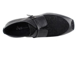 CD9003A <BR>Black Leather & Nubuck