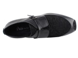 CD9003A <BR>Black Leather & Nubuck