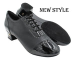 CD9322<BR>Black Patent & Leather