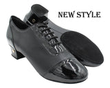 CD9322<BR>Black Patent & Leather