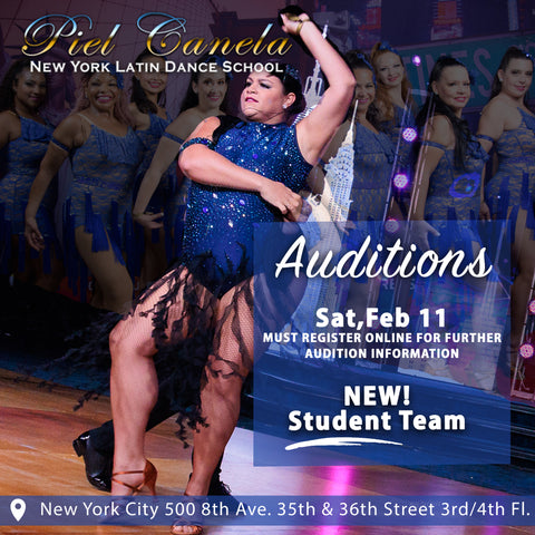 Ladies Salsa<br>Student Dance Co. Auditions<br>Sat, Feb 11