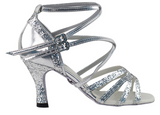 PCD5008 <BR> Mirage Silver Sparkle & Silver Leather